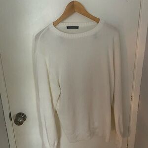Brandy Melville White Knit Sweater
